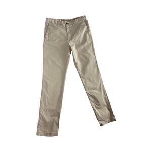 Banana Republic Slim Lived In Chino - Oyster Pearl - Size 33W
